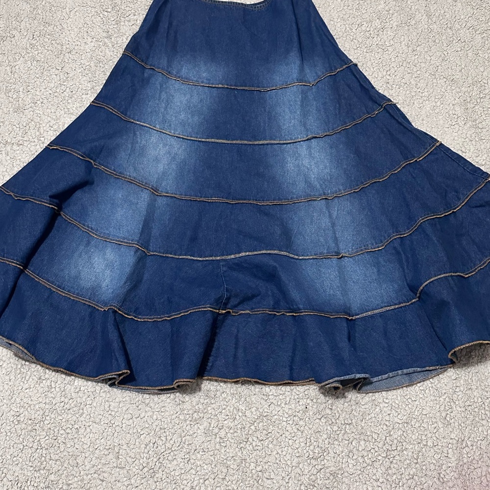 Together A-Line Denim Skirt